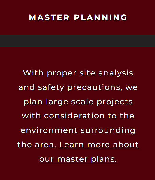 Master Planning Master Planning
